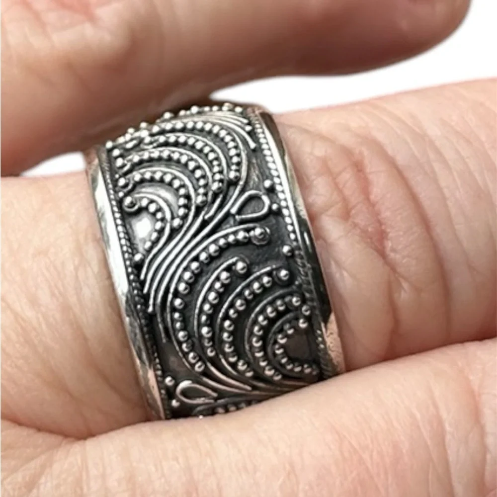 New Sterling Silver Band, Size 9, 10, 11